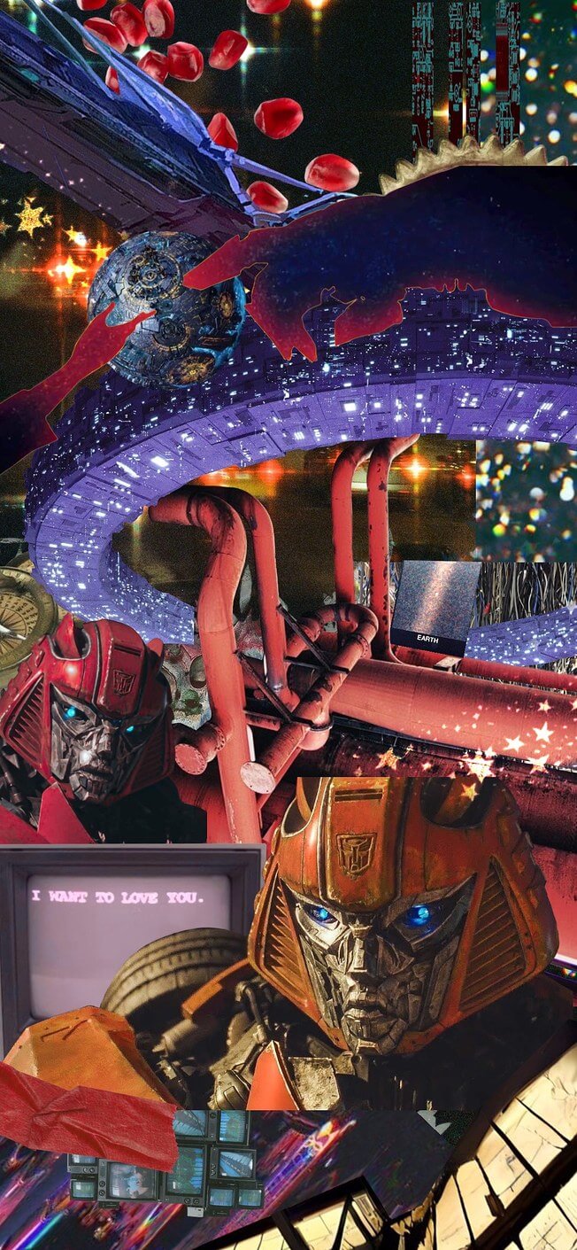 Collage wallpaper with Cliffjumper