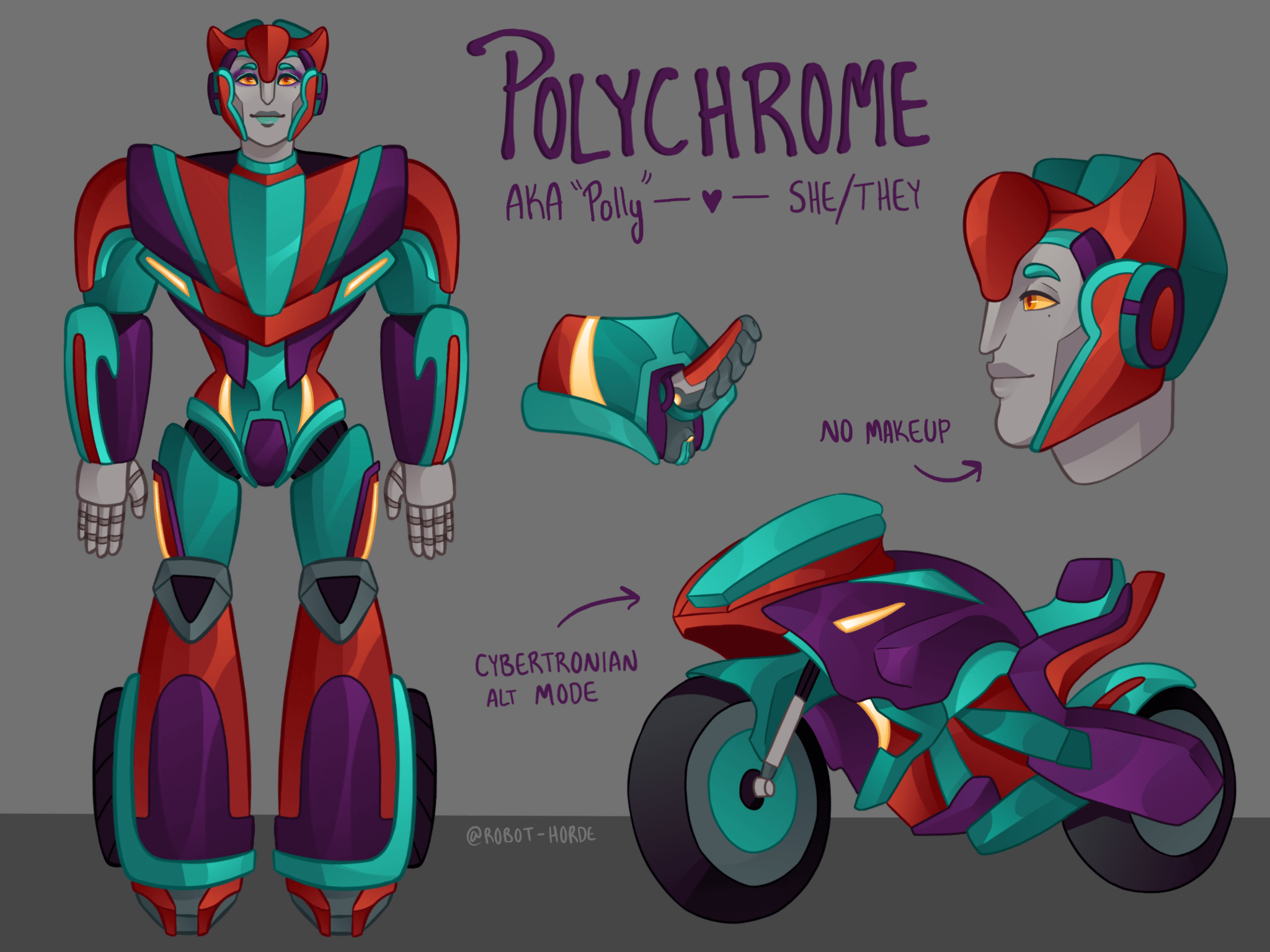 Polychrome NSFW reference sheet