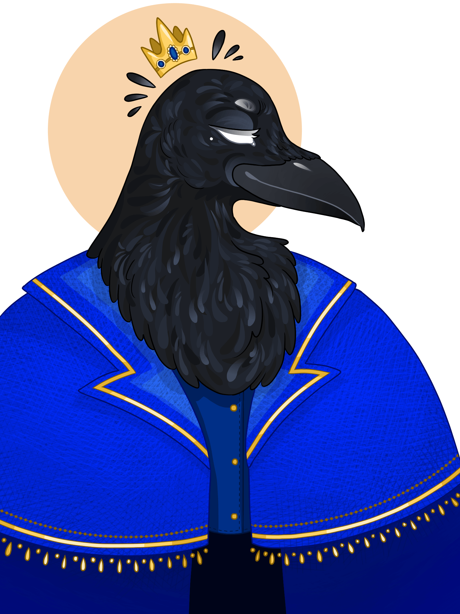 Portrait of a Raven Prince
