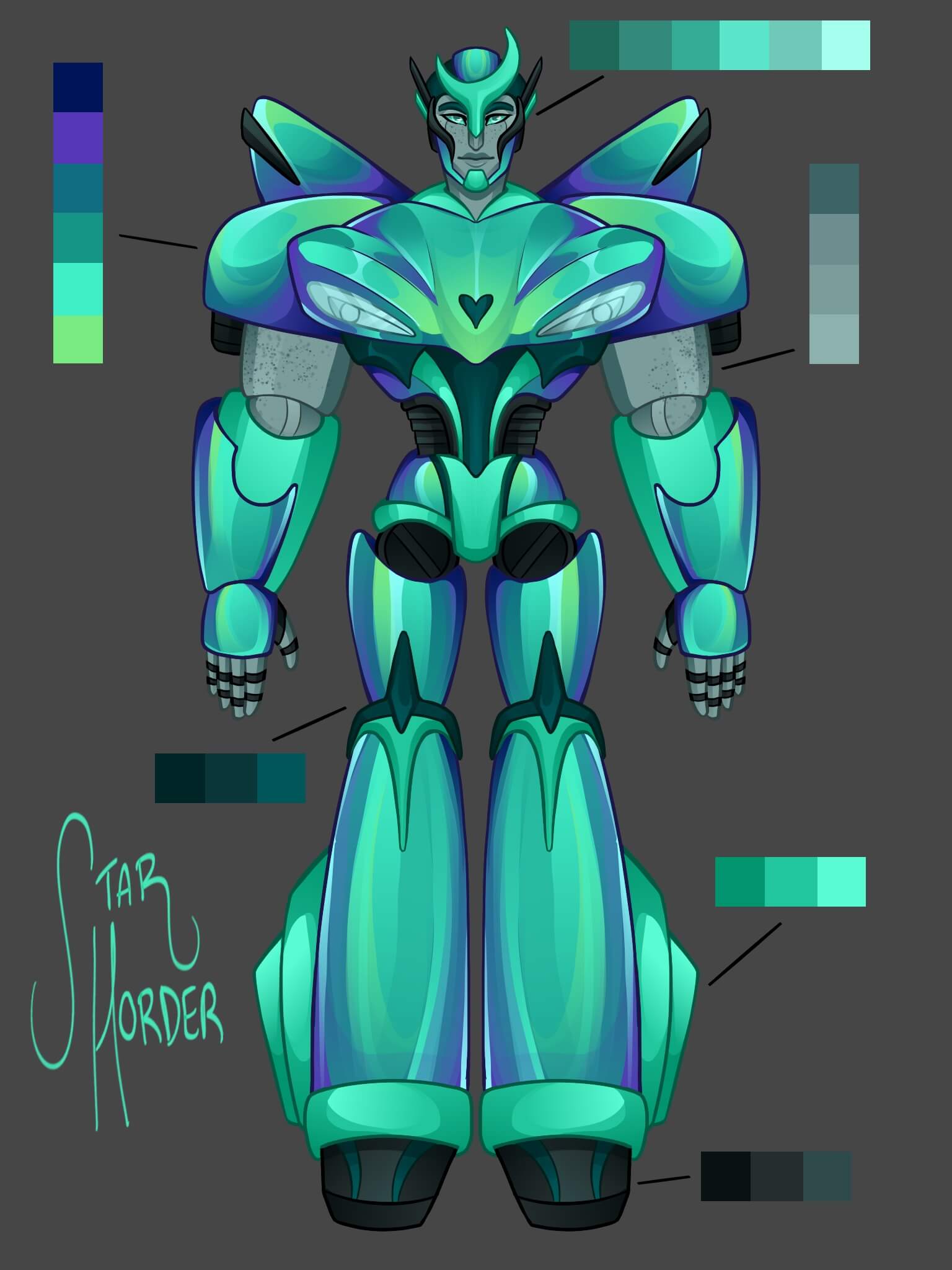 Full body color ref of Star Horder